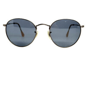 ray ban sunglasses rb3447 029/71 round metal 50-21 lens need replaced H19151